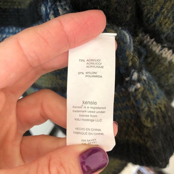 Kensie‎ Cozy Cascading Oversized Draped Cardigan Size XS/S - Picture 16 of 16